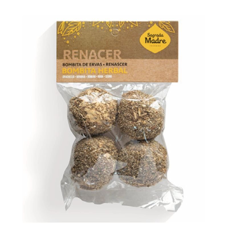 Bolsita Bombitas Herbales x4 Renacer - Sagrada Madre Chile