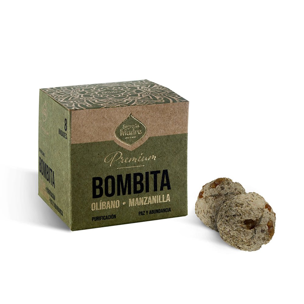 Bombita Premium Defumación Activada Olíbano & Manzanilla - Sagrada Madre Chile