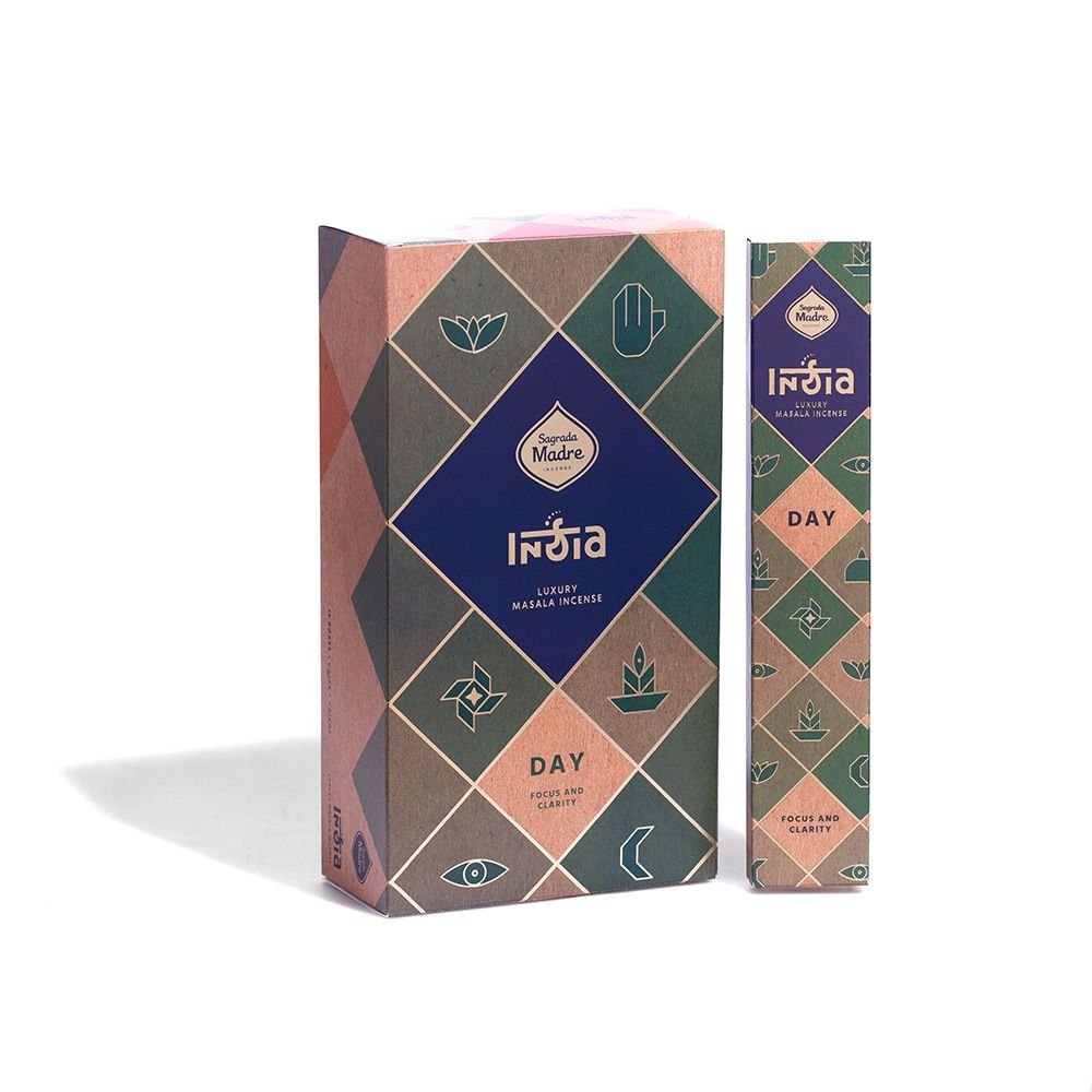 Box Sahumerio Varilla India Massala Dia 12 Unidades - Sagrada Madre Chile