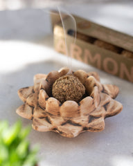 Porta Sahumerio y Bombita Flor de Loto - Sagrada Madre Chile