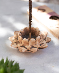 Porta Sahumerio y Bombita Flor de Loto - Sagrada Madre Chile