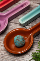 Sahumador Porta Incienso Esmaltado Marrón Sagrada Madre - Sagrada Madre Chile