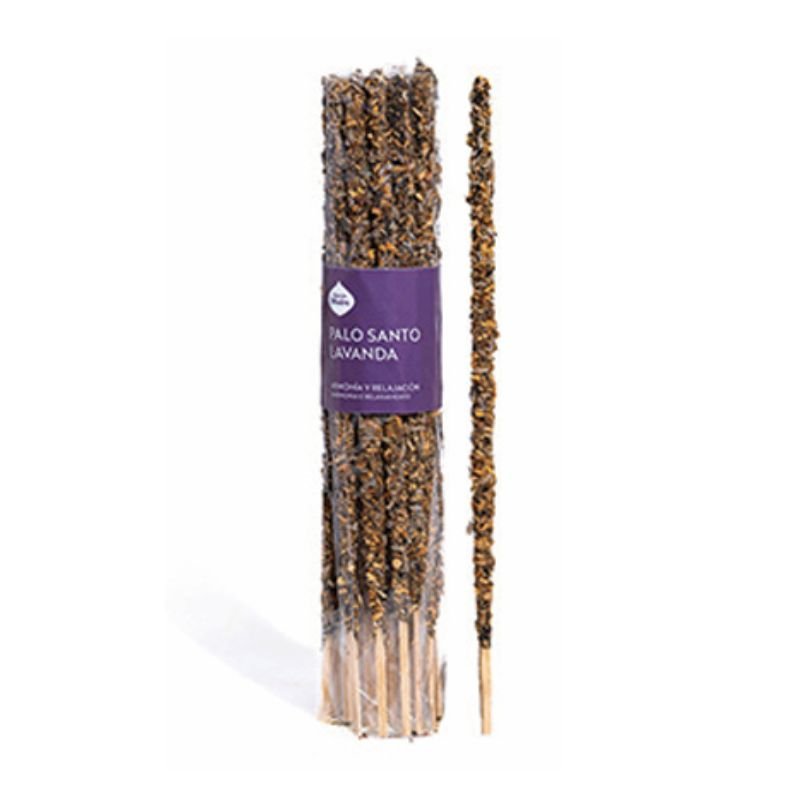 Sahumerio Artesano Palo Santo Lavanda 20 Unidades - Sagrada Madre Chile