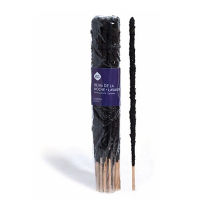 Sahumerio Artesano Reina de la Noche Lavanda 20 Unidades - Sagrada Madre Chile
