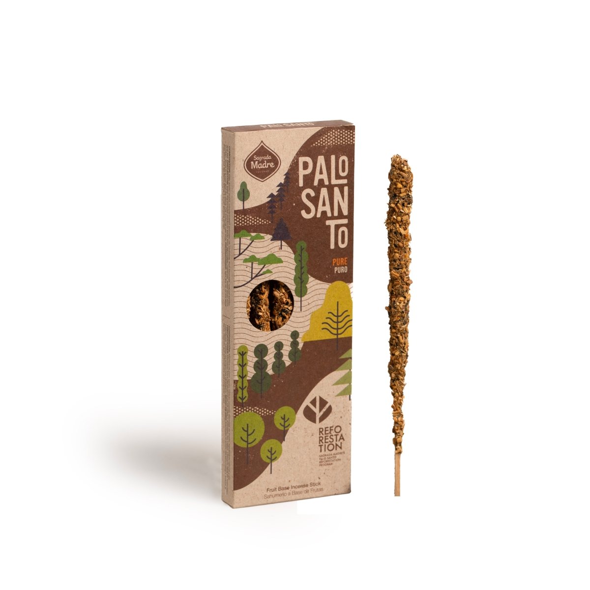 Sahumerio Corto Palo Santo Puro - Sagrada Madre Chile