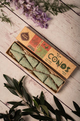 Sahumerio en Conos Ruda Romero - Sagrada Madre Chile