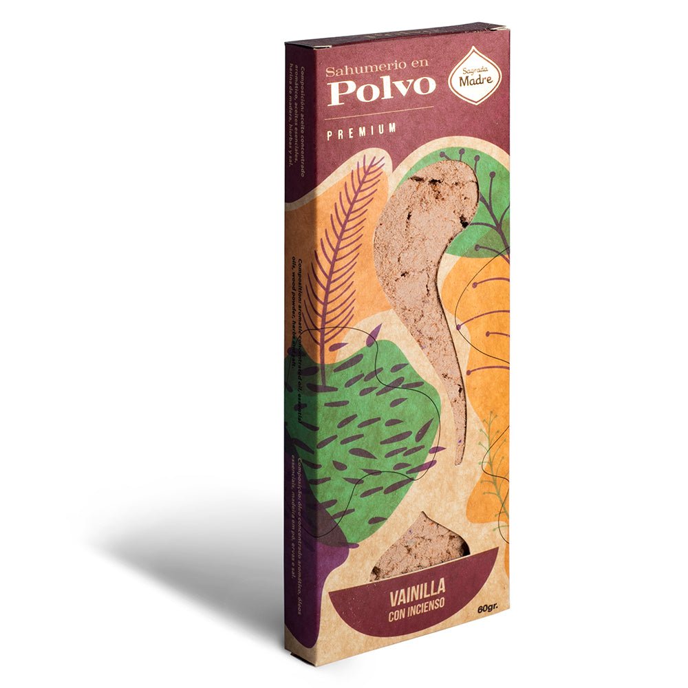 Sahumerio en Polvo Vainilla Incienso - Sagrada Madre Chile