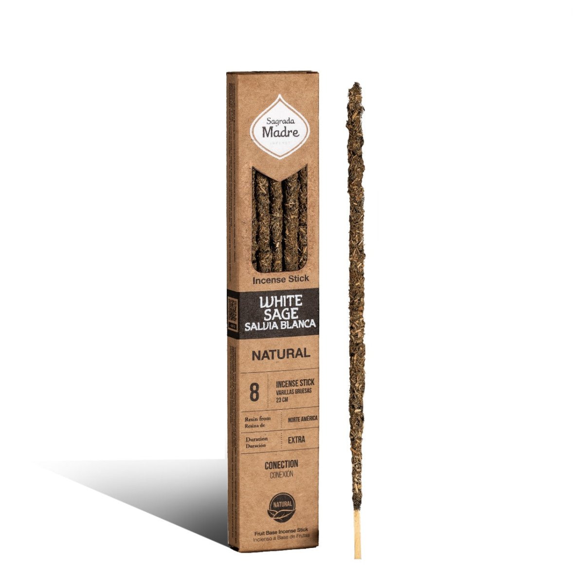 Sahumerio Natural Salvia Blanca - Sagrada Madre Chile