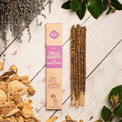Sahumerio Palo Santo con Violetas - Sagrada Madre Chile