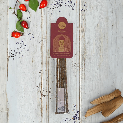 Sahumerio TAO Palo Santo Rosa Mosqueta - Sagrada Madre Chile