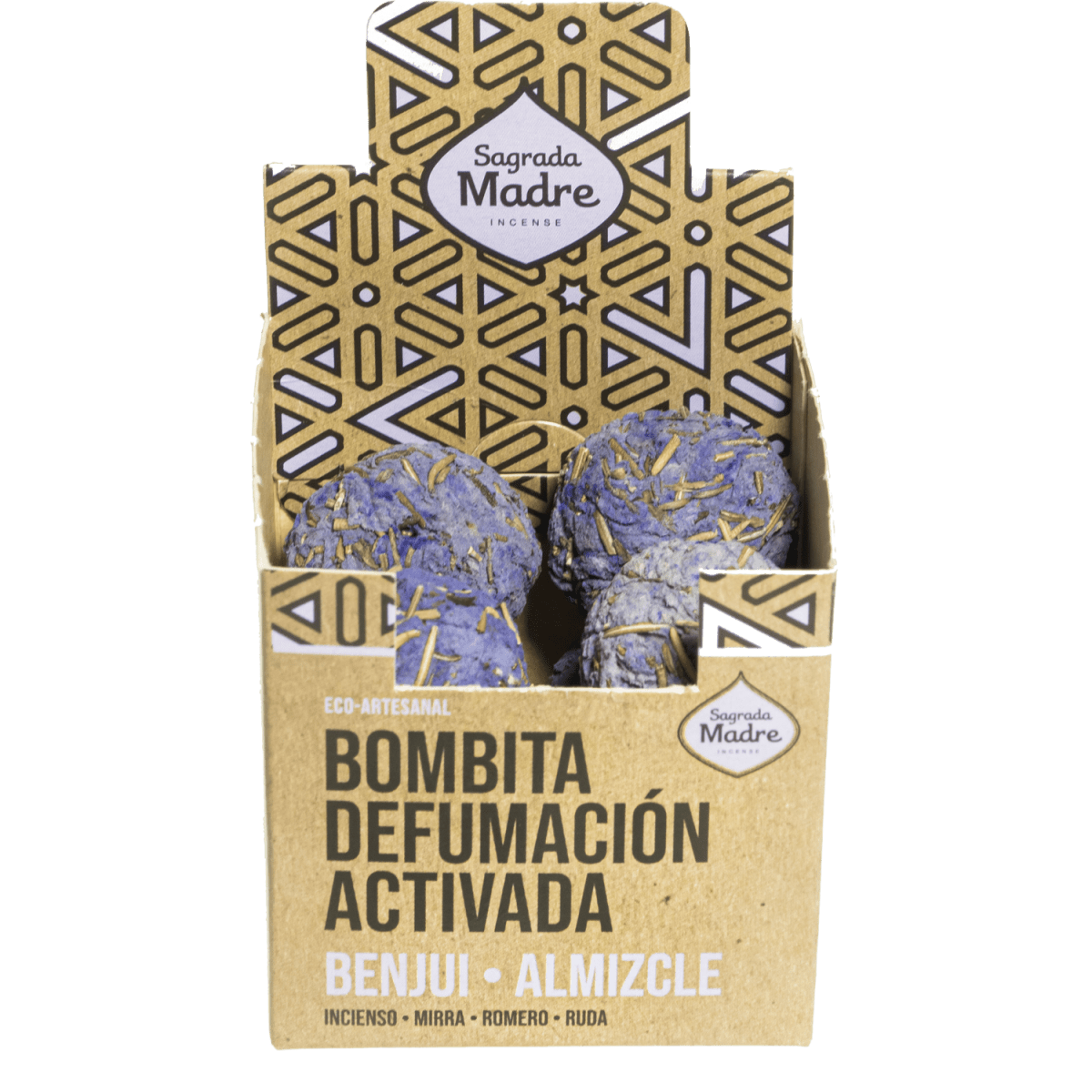 Bombitas Defumación Activada Benjui & Almizcle - Sagrada Madre Chile