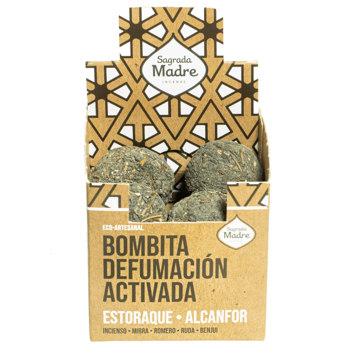 Bombitas Defumación Activada Estoraque y Alcanfor - Sagrada Madre Chile