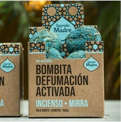 Bombitas Defumación Activada Incienso y Mirra - Sagrada Madre Chile
