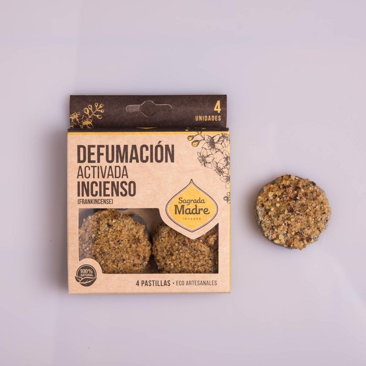 Pastillas Sahumerio de Incienso - Sagrada Madre Chile