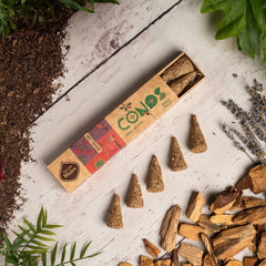 Sahumerio en Conos Patchouli Palo Santo Sagrada Madre - Sagrada Madre Chile