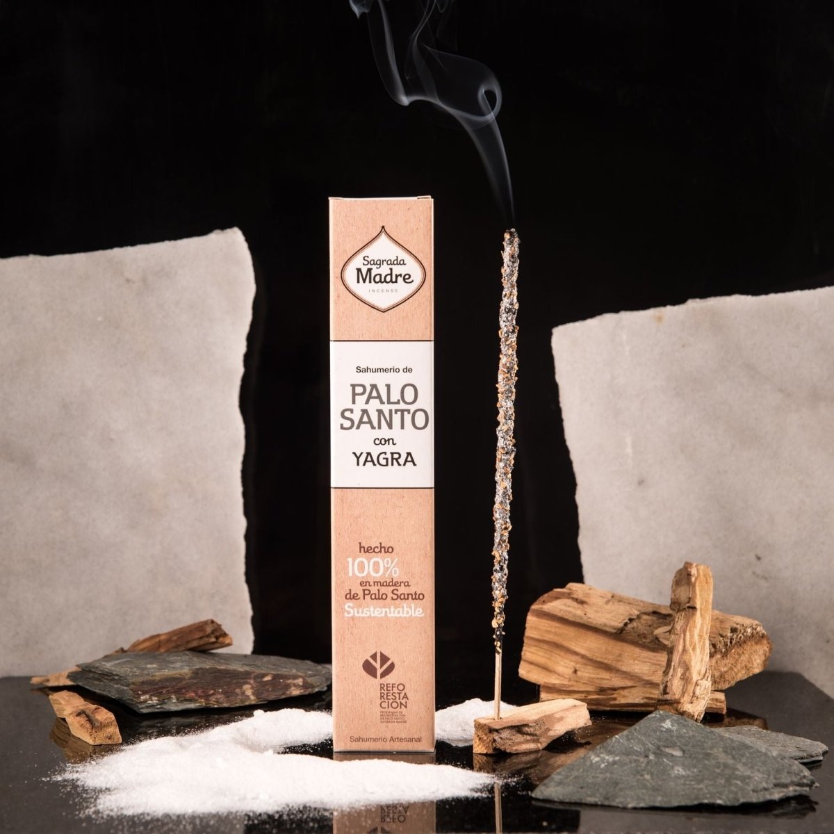 Sahumerio Palo Santo con Yagra - Sagrada Madre Chile