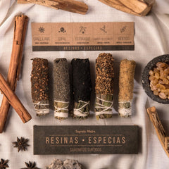 Sahumitos Surtidos Resinas y Especias x5 - Sagrada Madre Chile