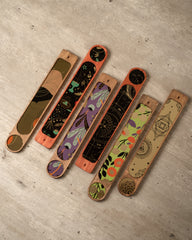 Sahumerio Palo Santo Variedades + Porta Sahumerio Wood