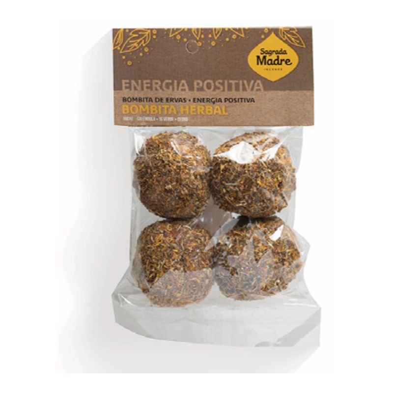 Bolsita Bombitas Herbales x4 Energia Positiva - Sagrada Madre Chile