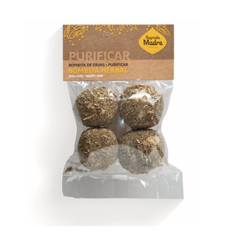 Bolsita Bombitas Herbales x4 Purificar - Sagrada Madre Chile