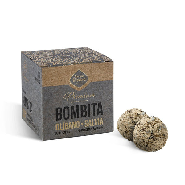 Bombita Premium Defumación Activada Olíbano & Salvia - Sagrada Madre Chile
