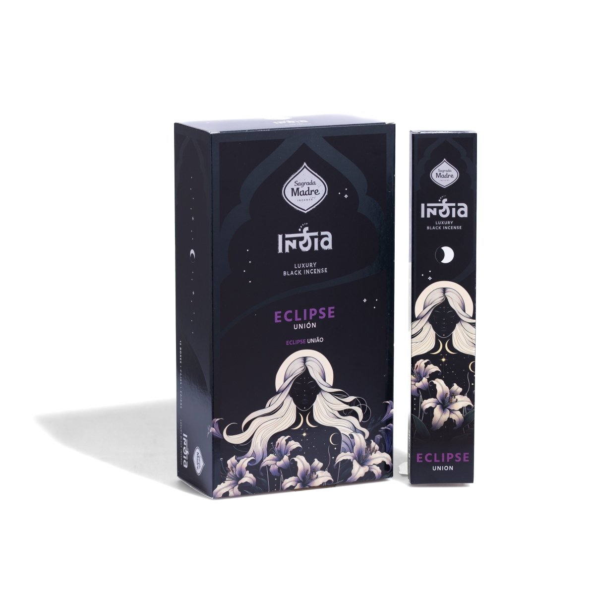 Box Sahumerio Varilla India Black Eclipse - Sagrada Madre Chile