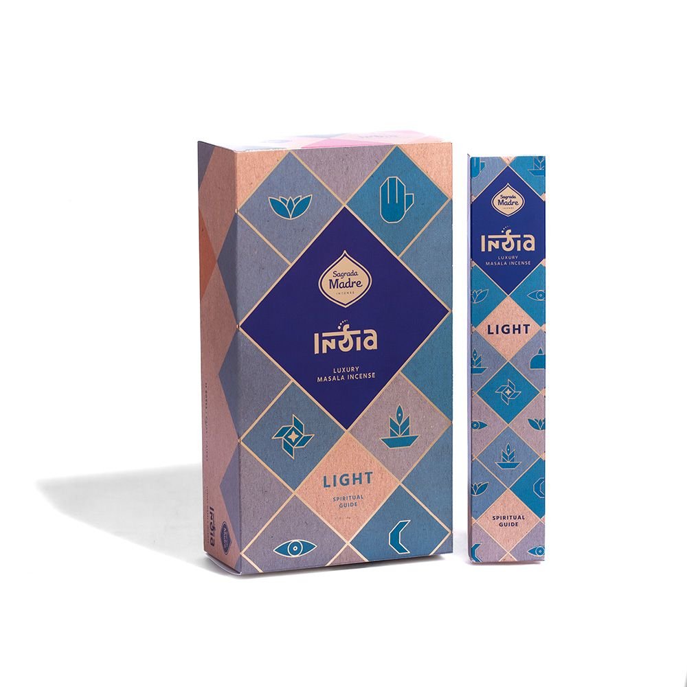 Box Sahumerio Varilla India Massala Luz 12 Unidades - Sagrada Madre Chile