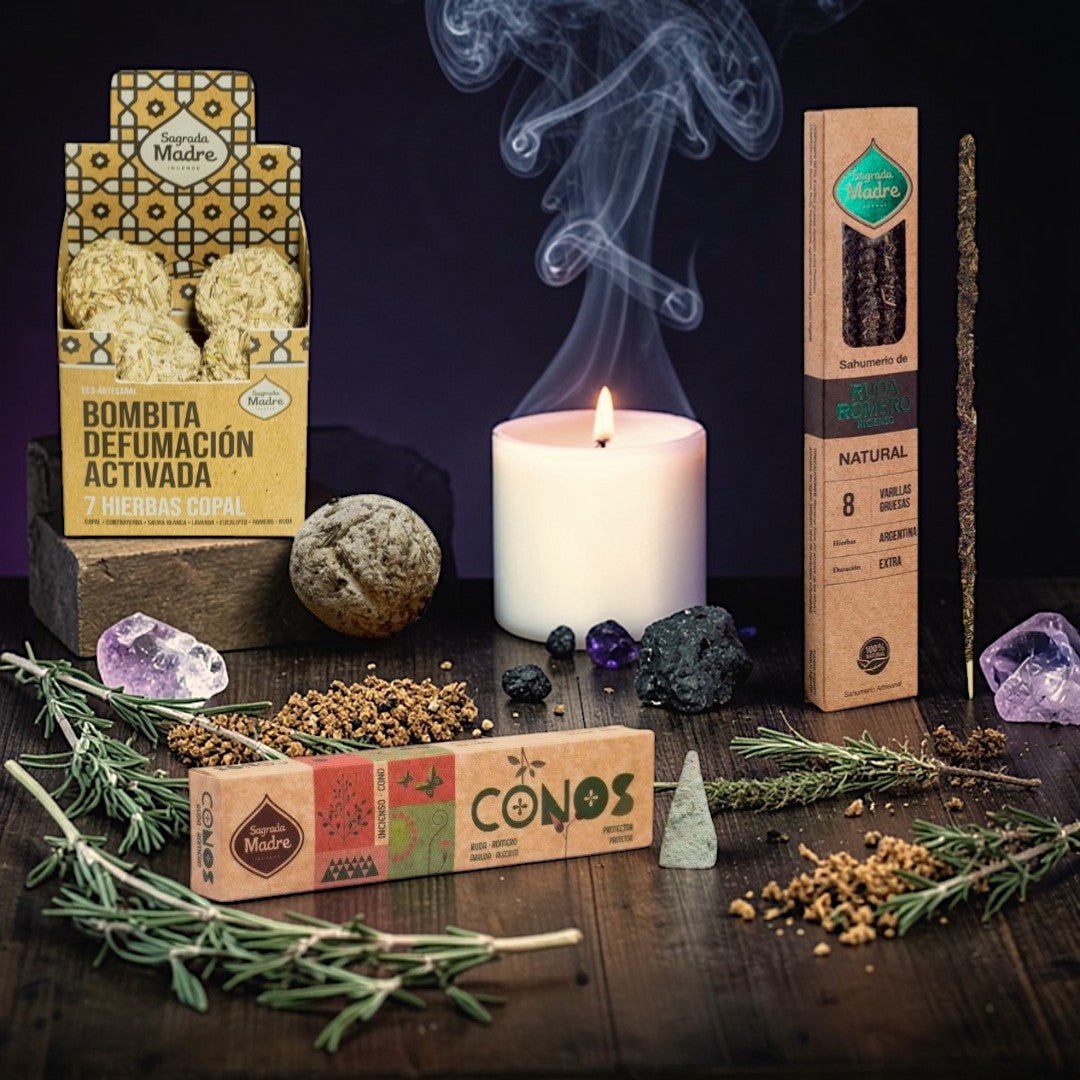 Ritual Protección Energética | Sahumerio + Bombita + Cono - Sagrada Madre Chile