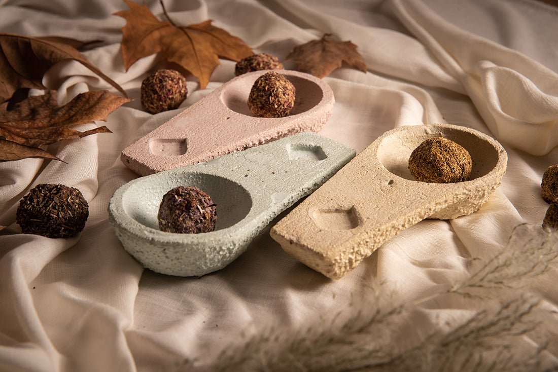 Sahumador Cemento Colores - Sagrada Madre Chile