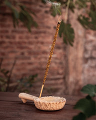 Sahumador Porta Incienso Marfil Natural - Sagrada Madre Chile