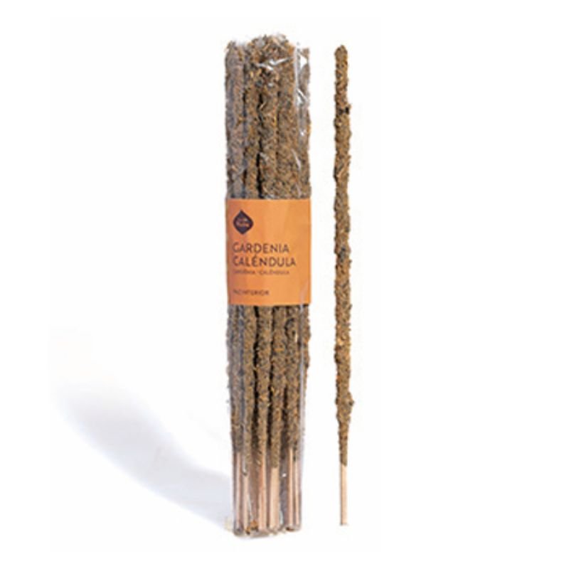 Sahumerio Artesano Gardenias y Calendula 20 Unidades - Sagrada Madre Chile