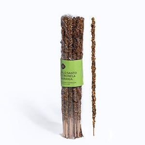Sahumerio Artesano Palo Santo, Citronella y Naranja 20 Unidades - Sagrada Madre Chile