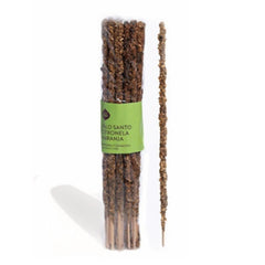 Sahumerio Artesano Palo Santo, Citronella y Naranja 20 Unidades - Sagrada Madre Chile