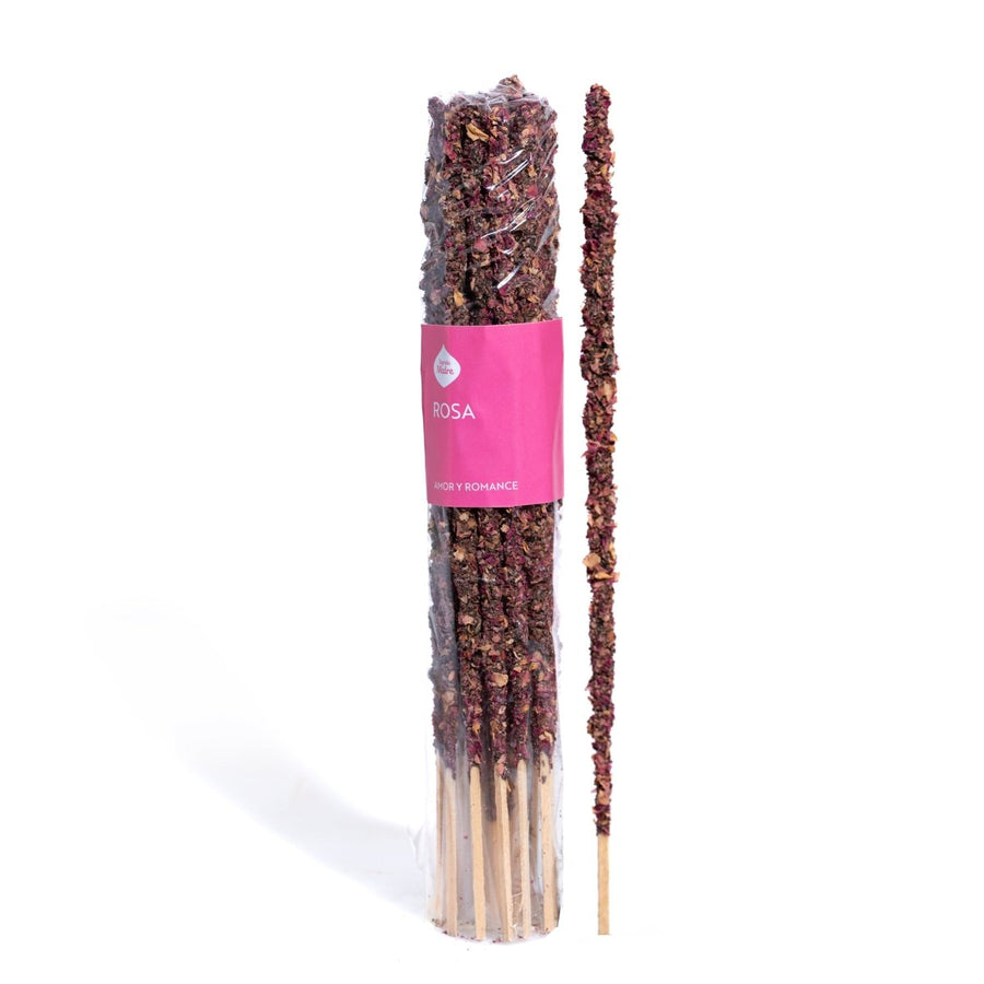 Sahumerio Artesano Palo Santo Rosa 20 Unidades - Sagrada Madre Chile