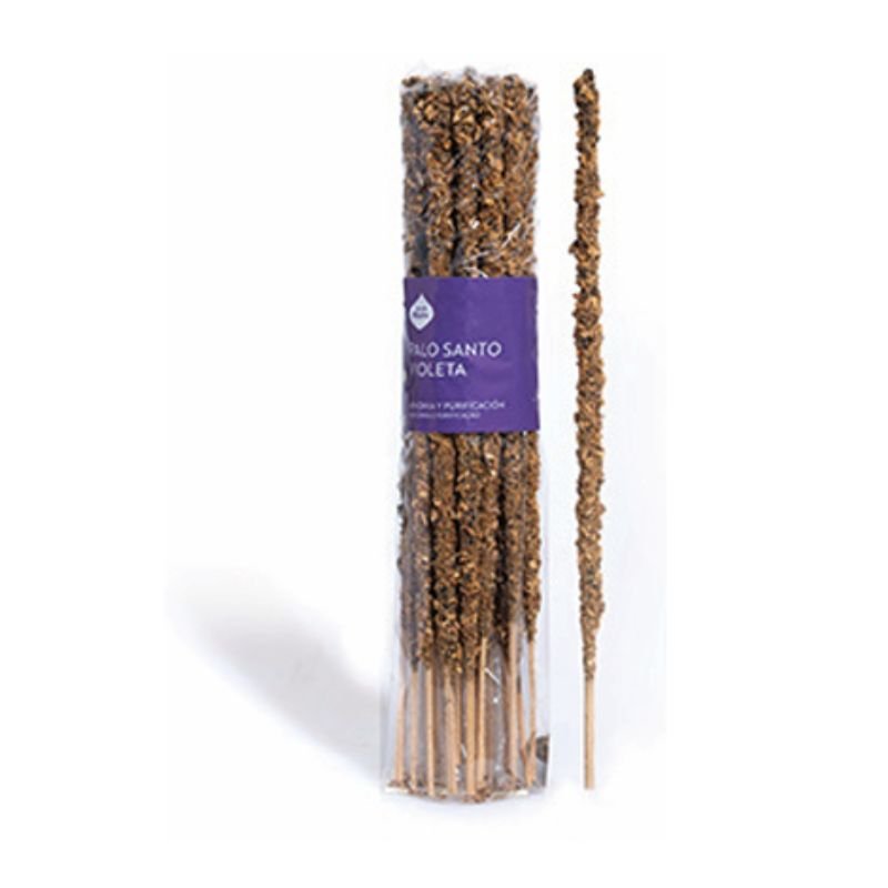 Sahumerio Artesano Palo Santo Violeta 20 Unidades - Sagrada Madre Chile