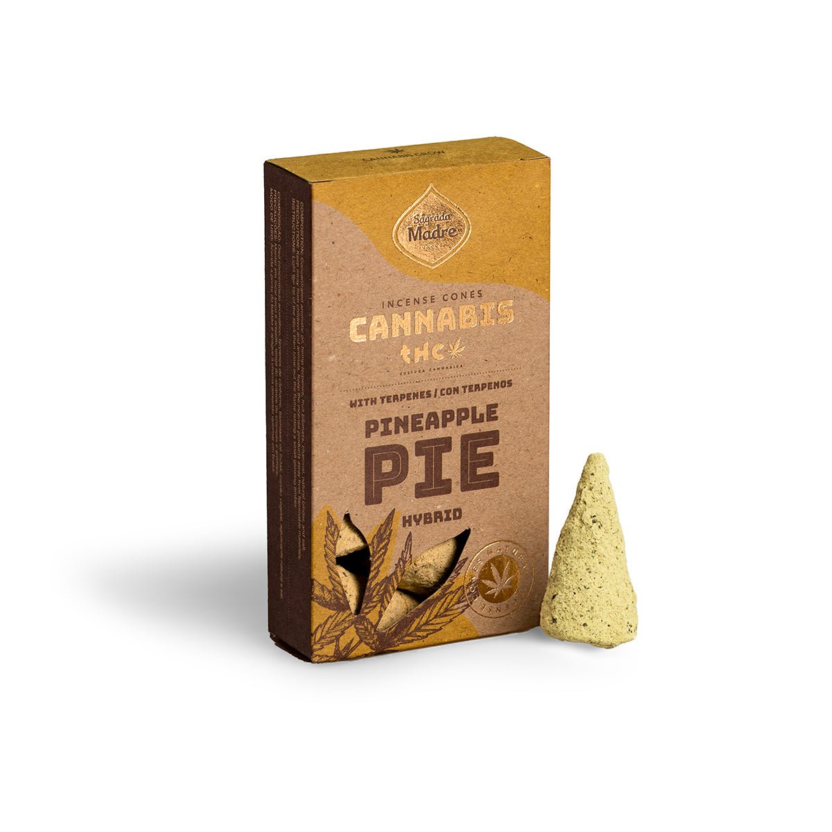 Sahumerio Conos Grow Cannabis Pineapple Pie - Sagrada Madre Chile