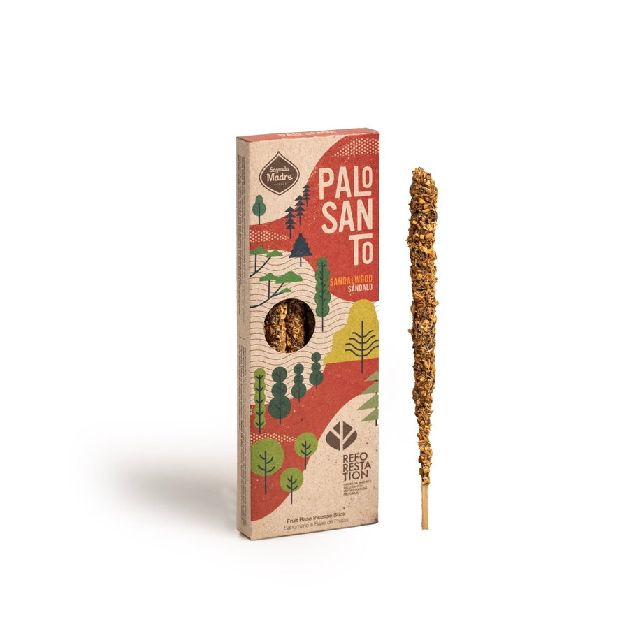 Sahumerio Corto Palo Santo Sándalo - Sagrada Madre Chile