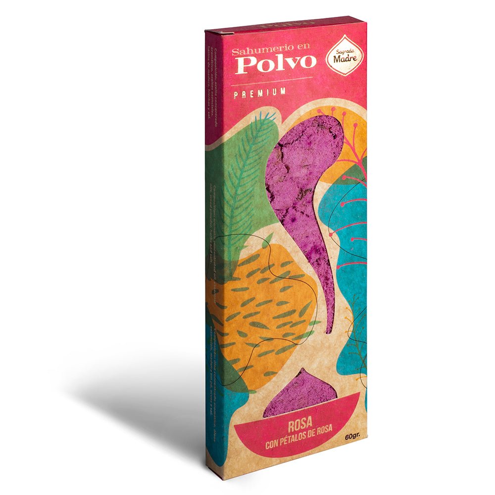 Sahumerio en Polvo Rosa - Sagrada Madre Chile