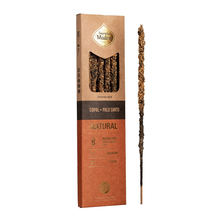 Sahumerio Natural Doble Copal y Palo Santo - Sagrada Madre Chile