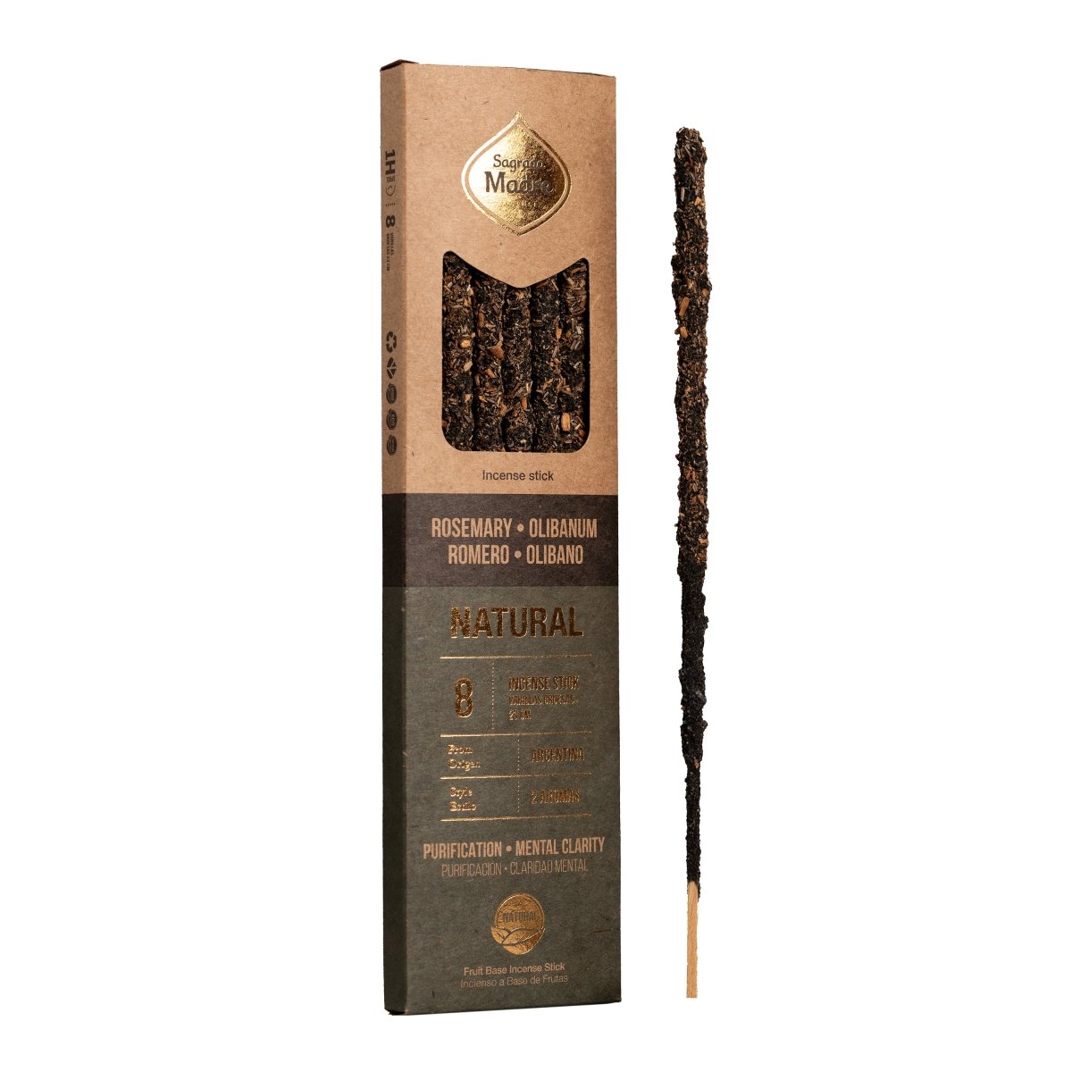 Sahumerio Natural Doble Romero y Olíbano - Sagrada Madre Chile