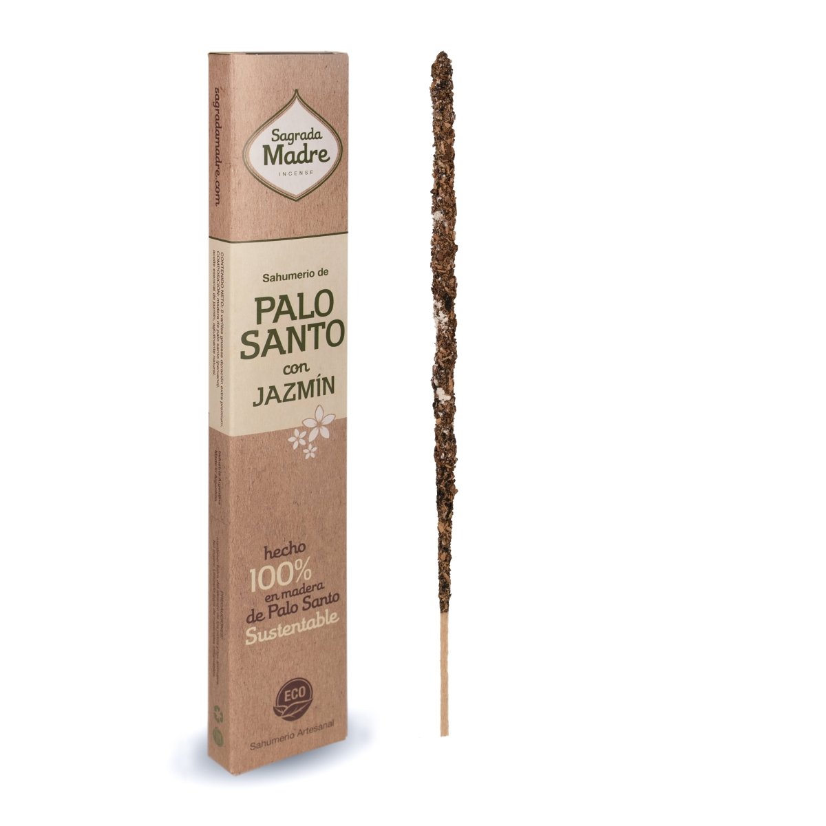 Sahumerio Palo Santo con Jazmín - Sagrada Madre Chile