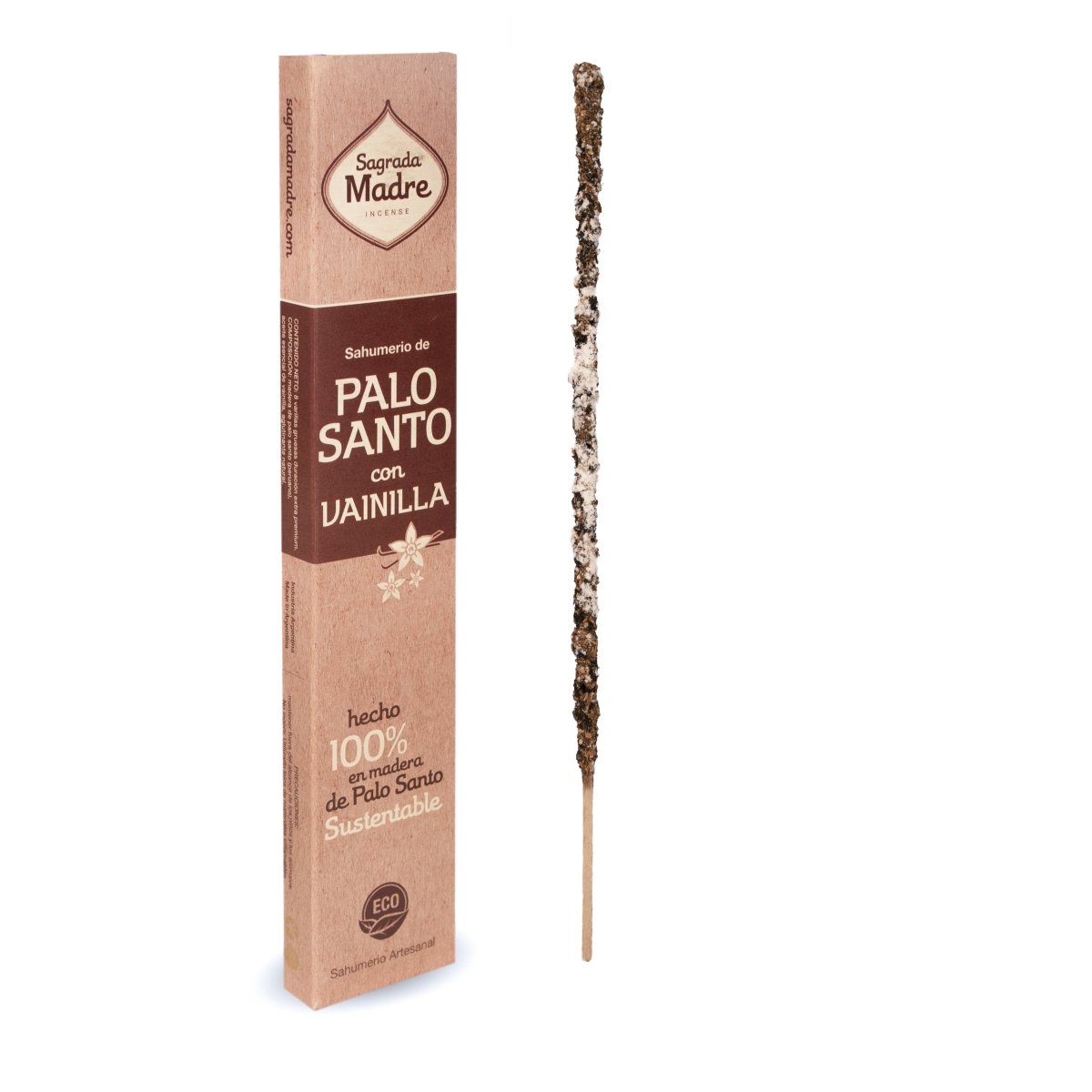 Sahumerio Palo Santo con Vainilla - Sagrada Madre Chile