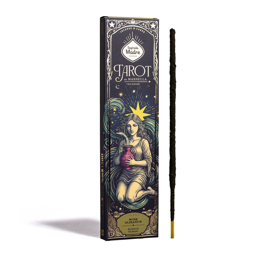Sahumerio Tarot De Marsella Almizcle - Olibano - Sagrada Madre Chile