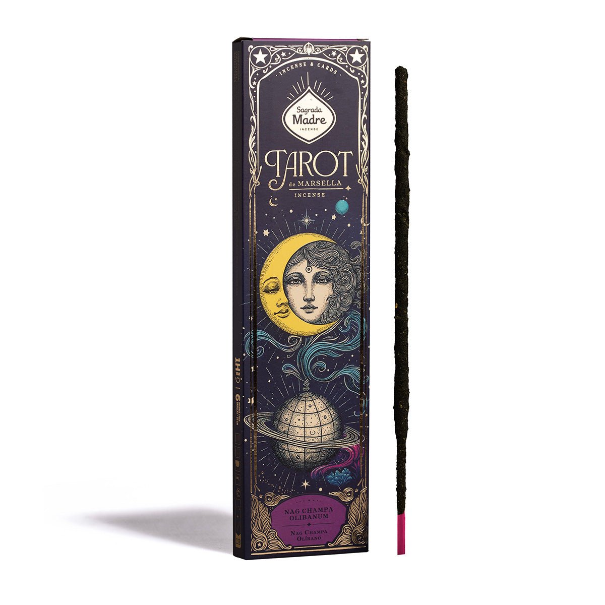Sahumerio Tarot De Marsella Nag Champa - Olibano - Sagrada Madre Chile