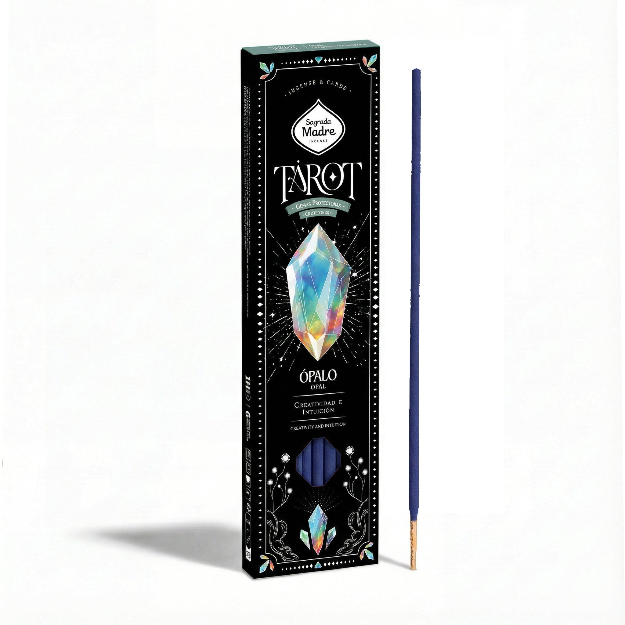 Sahumerio Tarot Gemas Opalo - Olibano Y Mirra - Sagrada Madre Chile