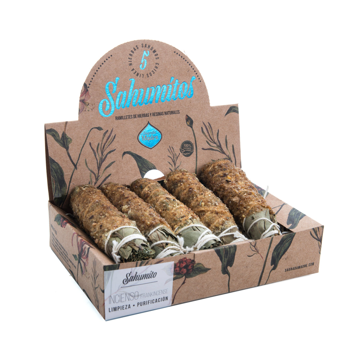 Sahumitos Incienso Frankincense x5 - Sagrada Madre Chile