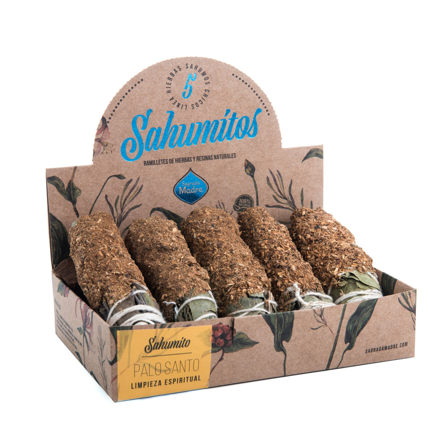 Sahumitos Palo Santo x5 - Sagrada Madre Chile