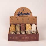 Sahumitos Surtidos Flores Aromáticas x5 - Sagrada Madre Chile