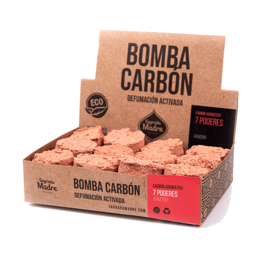 Bomba Carbón Sahumerio 7 Poderes - Sagrada Madre Chile