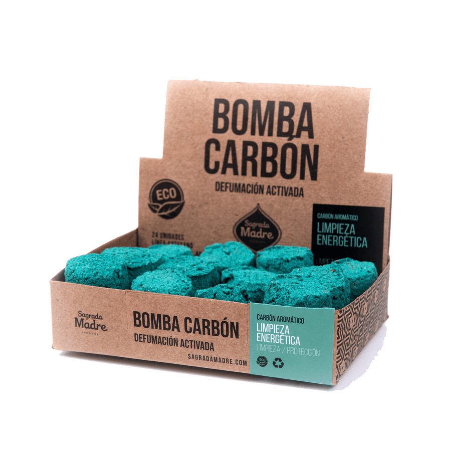 Bomba Carbón Sahumerio Limpieza Energética - Sagrada Madre